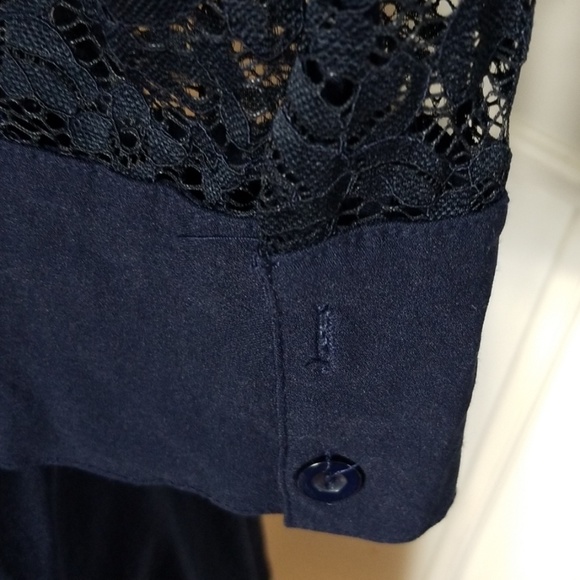 Navy Blue Retro Style Pinup Dress - Picture 7 of 9